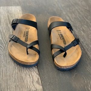 Black Mayari Birkenstock sandals
